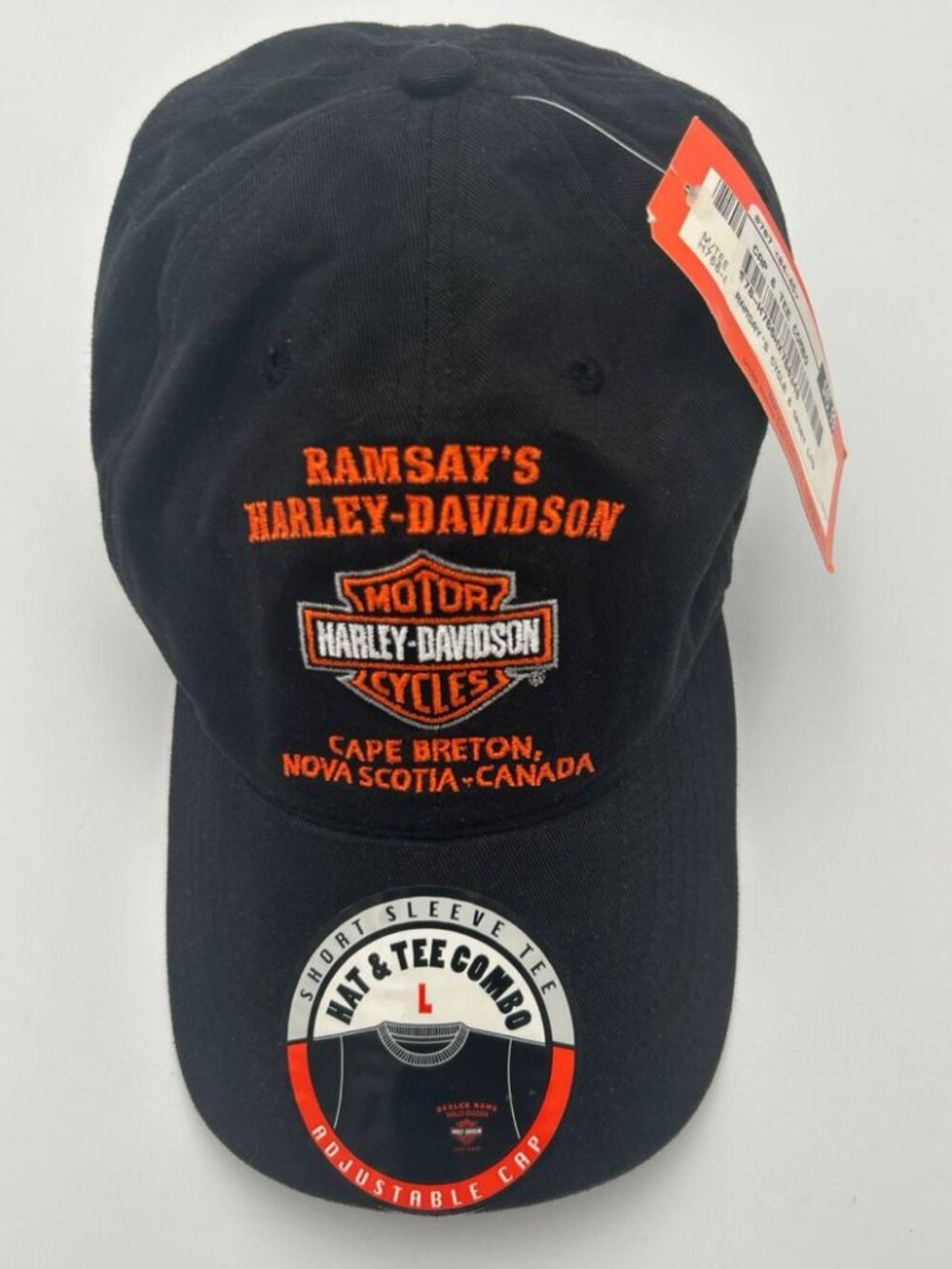 NWT Harley Davidson Ramsay's Cape Breton NS Canada Strapback Hat Cap